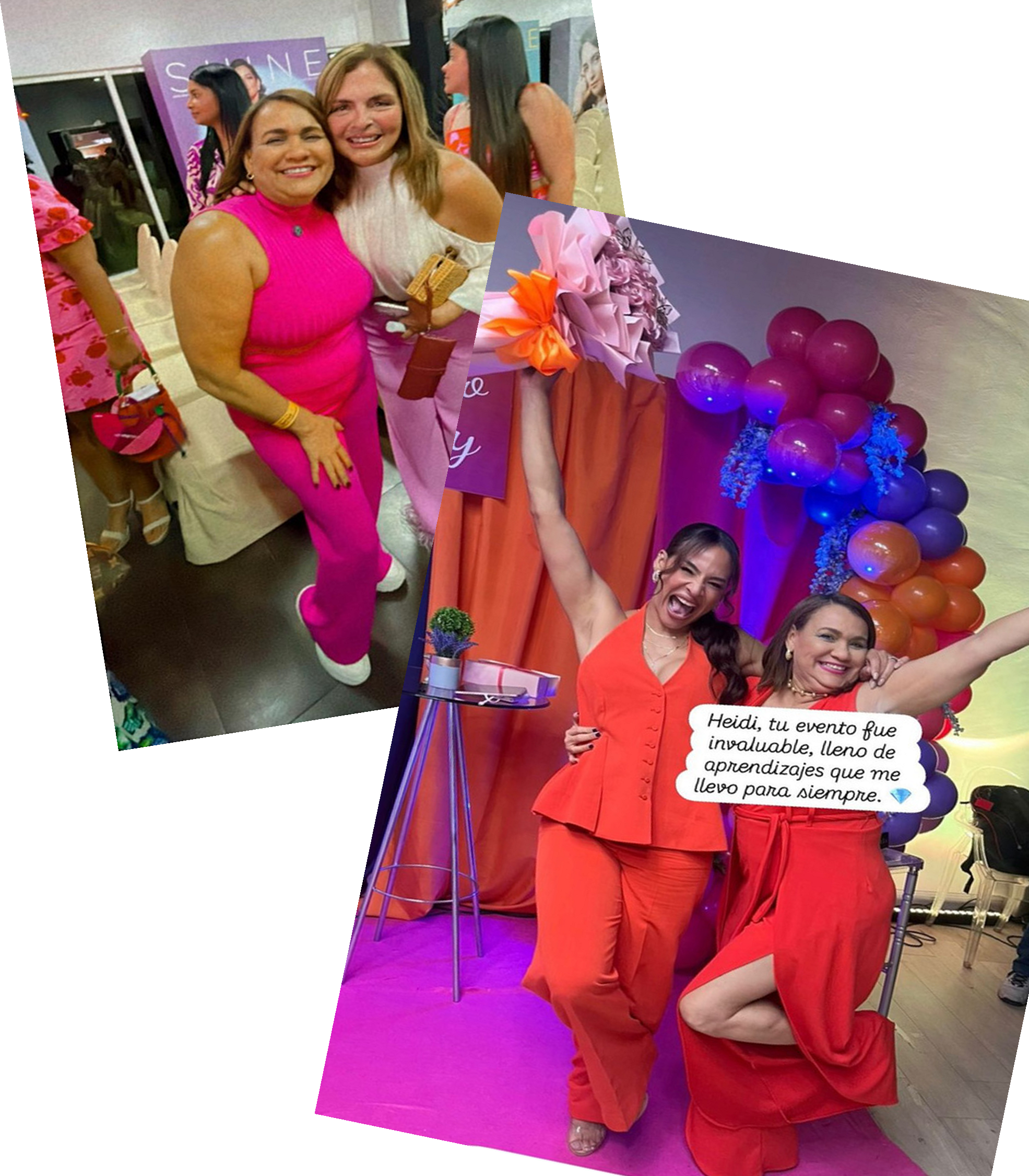 Maria Ortiz con líderes